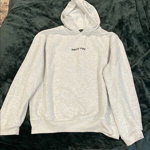 Women’s White Fox Grey Hoodie